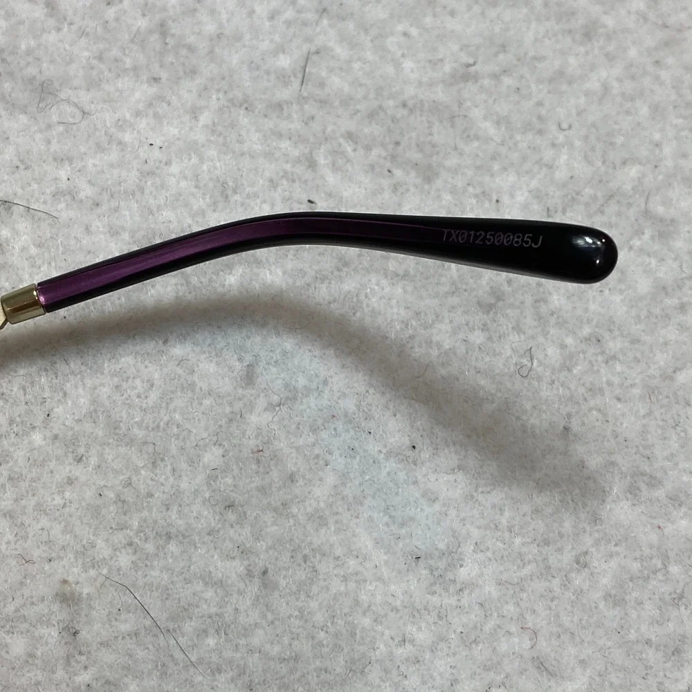 Tory Burch TY1071 1109/8H Sunglasses Womens 54mm Gold Purple Oval